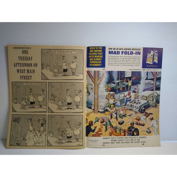 MAD Magazine March 1975 No 173 Alfred Skiing Down Slope Cover Comic Gift For Dad - Picture 4 of 5